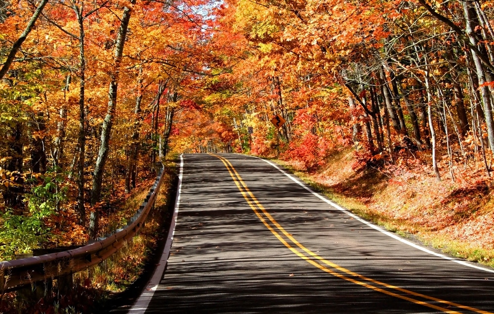 Enjoy a gorgeous scenic drive through the Kettle Moraine State Forest in Wisconsin This Fall