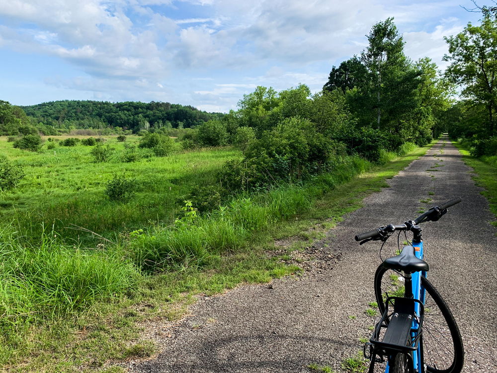 One of the many great Wisconsin bike trails, like the Eisenbahn State Trail near our Wisconsin Bed and Breakfast