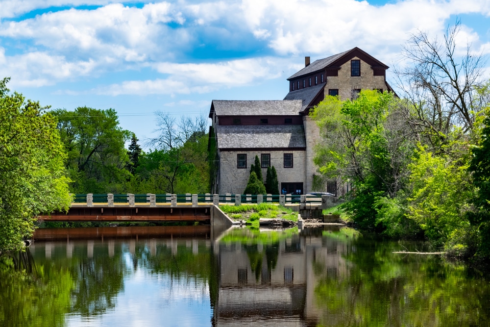 Enjoy all the best Cedarburg Events This year, and enjoy the scenery in the area, such as this historic Mill