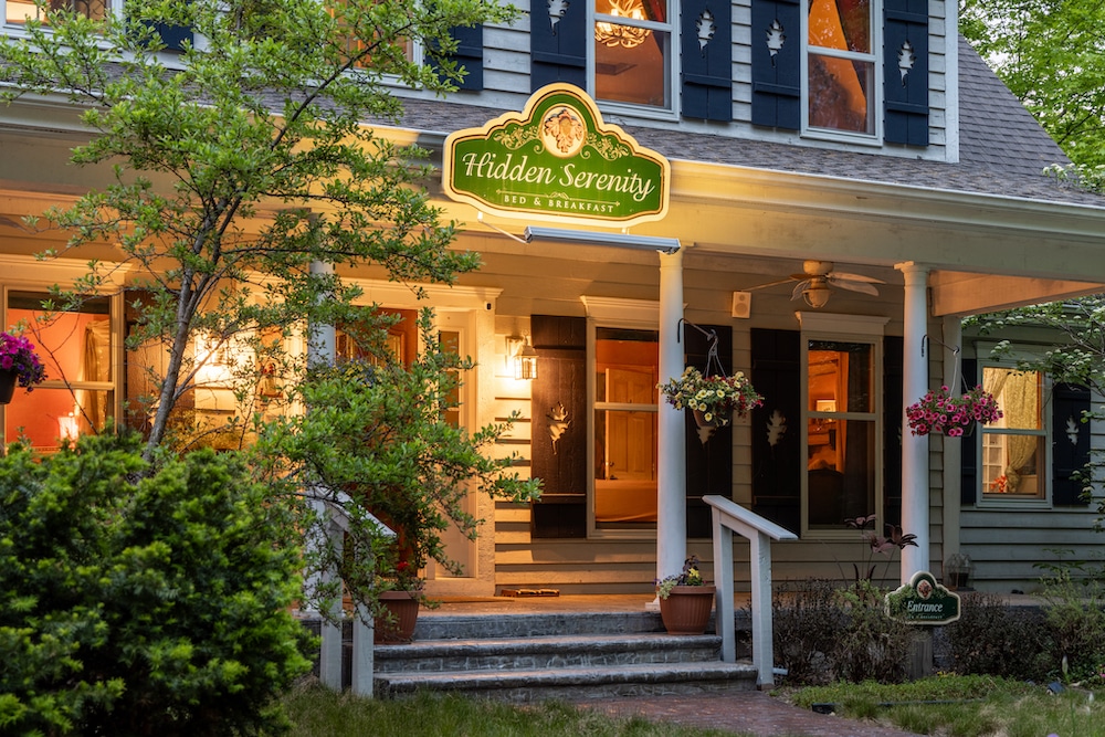 Exterior of Hidden Serenity, the best Bed and Breakfast in Wisconsin