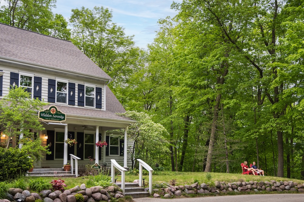 The exterior of our Wisconsin Bed and Breakfast, the best couples retreat Wisconsin